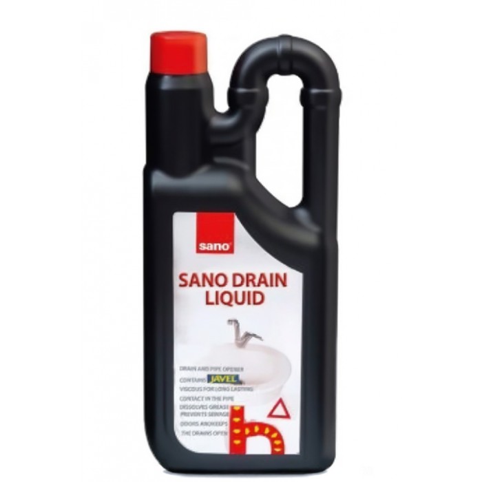 Засіб для очищення водостоків Sano Drain Liquid, 1 л (117916) - 